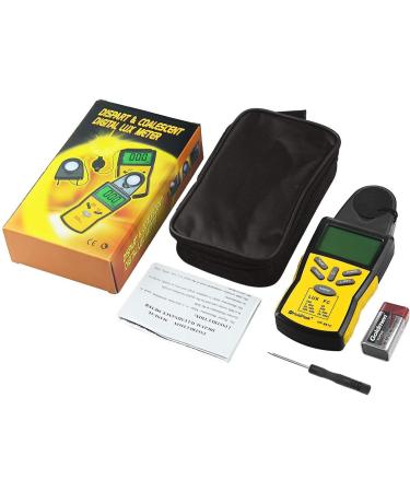 HOLDPEAK 881C Digital LUX Meter | Measure Range 0.1-200,000 Lux | 0.01-20,000 FC Light Meter with Peak Hold | Lux/FC Unit | Data Hold | LCD Display Backlight - Ideal for Plants and LED Lights - Buy Online on GoSupps.com