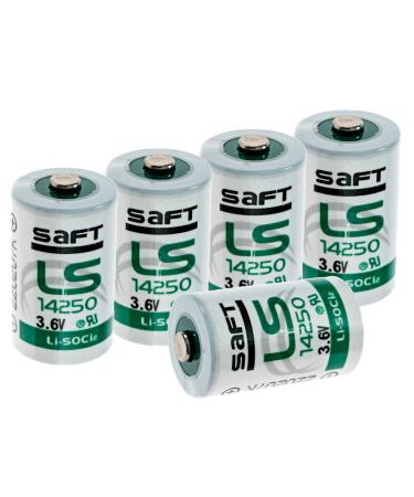 Synergy Digital Replacement Batteries Compatible with LS14250 Replacement (Li-SOCl2 3.6V 1200 mAh) Ultra High Capacity combo-pack includes: 5 x LS14250 Batteries
