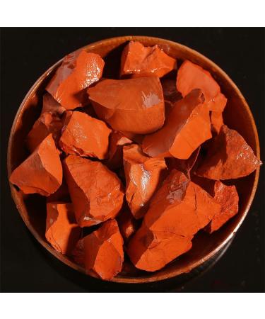 XIANNVXI Red Jasper Crystals 0.45lb - Natural Rough Stones for Reiki Healing and Tumbling - Bulk Gemstones for Cabbing and Fountain Rocks - Buy Online on GoSupps.com