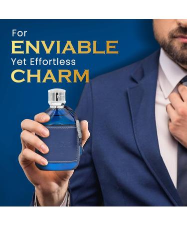 Dumont NITRO BLUE - 3.4oz - Eau De Parfum - Men s Perfume with Fruity Floral Woody & Masculine Fragrance - Long Lasting Cologne Mist & Body Spray - for Him - Buy Online on GoSupps.com