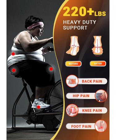 Plantar Fasciitis Insoles Arch Support Inserts for Men & Women - 220+ lbs Heavy Duty Cushion Orthotic Inserts - Foot Pain Relief for Flat Feet - Arch Pain - Heel Pain - for Standing All Day 10-UK-28.6cm Black & Orange - Buy Online on GoSupps.com