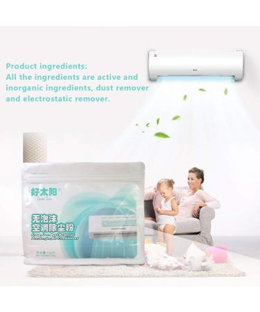Foam Free Dust Removeal Powder for Air Conditioner Cleanser Household Cleaning Foamless Remover Powder for Badroom & Living Room 2.2LB - Buy Online on GoSupps.com