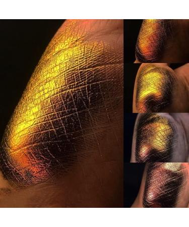 Optical Chameleon Glitter Shimmer Eyeshadow 9 Colors Pigment Diamond Shine Eyeshadow Professional Eyes Makeup Party Cosmetic (Color : #9) - Buy Online on GoSupps.com