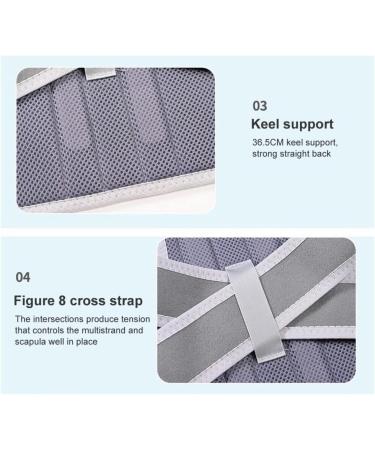Back Brace Lumbar Support Breathable Posture Corrector Full Back Brace Humpback Girdle Spine Lumbar Support Belt Waist Belt(G Large) Large G - Buy Online on GoSupps.com