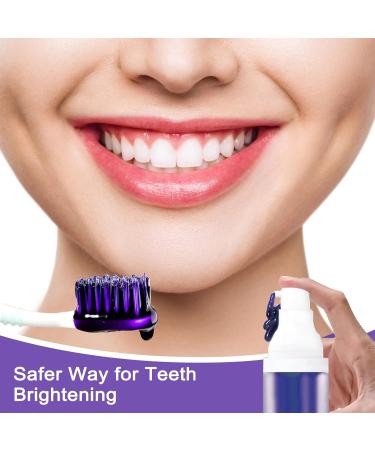 HeroSmile Color Correction Serum Toothpaste - Purple Whitening for a Radiant White Diamond Smile | Stain Removal & Tooth Color Corrector - Buy Online on GoSupps.com