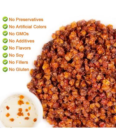 Buy Organic Dried Sea Buckthorn Berries 120g - High B12 All-Natural No Additives Superfood for International Shipping - Buy Online on GoSupps.com