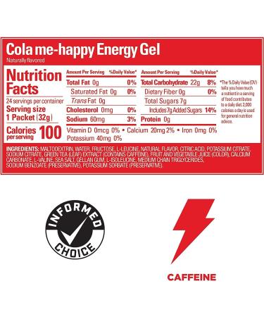 GU Energy Running Gels - 4 Gel Taster Pack - Sports Energy Gels For Running Cycling Triathlon (Cola Me Happy) - Buy Online on GoSupps.com