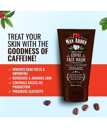 Coffee Face Wash - Natural & Organic | No Parabens Sulphates Silicones - 100mL - Shop Internationally - Buy Online on GoSupps.com