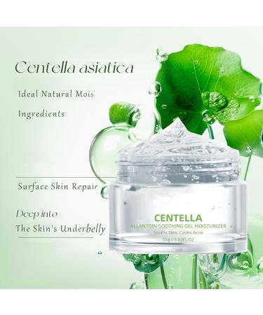 Centella Gel Moisturizer Cntella Asiatica Soothing Gel Moisturizering for Face Natural Ingredients with Oat Oat In Calming Gel Cream for Anti Acne Calm and Restore Oily Skin Moisturizer 1.83 Fl Oz - Buy Online on GoSupps.com