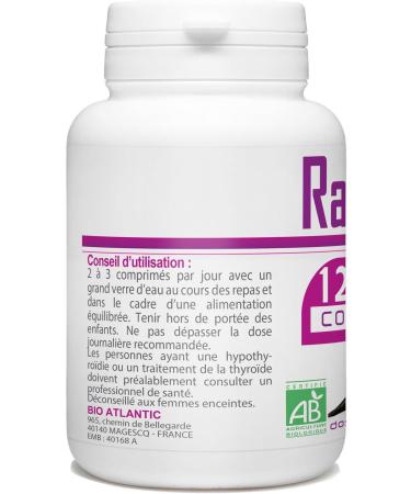 Organic Black Radish - 400 mg - 120 tablets - Buy Online on GoSupps.com