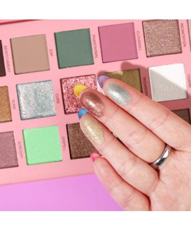 18 Colors Eyeshadow Palette & Brush Set High Pigmented Makeup Kit for Women & Teens | MAGIC SPELL KIT - Buy Online on GoSupps.com
