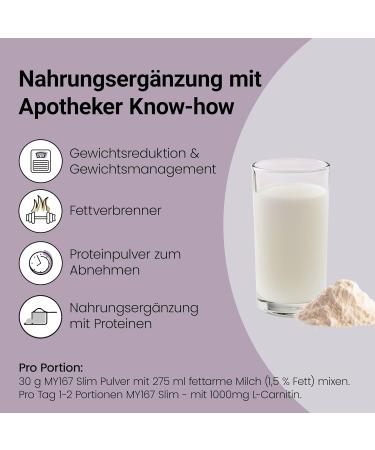 My167 Slim - 500g | High-Quality Protein Meal Replacement | Effective Weight Loss & Energy Boost | Dietary Supplements for Daily Vitality - Buy Online on GoSupps.com