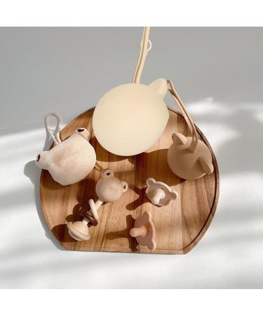 Portable Silicone Pacifier Case - Lightweight & Durable for Strollers - Coffee Color - Buy Online on GoSupps.com