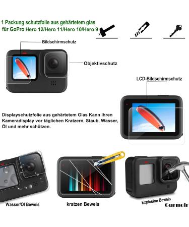 Buy Gurmoir Waterproof Accessories Set for GoPro Hero 12/11/10/9 Black - Complete Action Camera Kit (DT06) | International Shipping - Buy Online on GoSupps.com