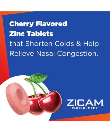 ZICAM Cold Remedy Ultra RAPIDMELTS - Cherry 18CT | Fast-Acting Cold Relief - Buy Online on GoSupps.com