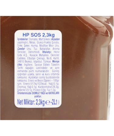 HP Brown Sauce 2.3kg - Authentic 2.3 kg Bottle for Savory Flavor (Pack of 1) - Buy Online on GoSupps.com
