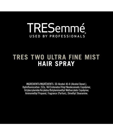 TRESemm Tres Two Ultra-Fine Aerosol Hair Spray 2pk - 11 oz | Firm Hold, Soft & Shiny Hair | Salon Quality Hairspray - Buy Online on GoSupps.com