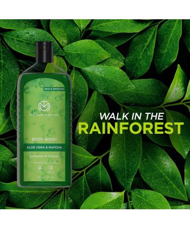 Helios Lifestyle Pvt Ltd The Man Company Aloe Vera & Matcha Body Wash Shower Gel for Glowing & Smooth Skin Enriched with Green Tea & Moringa Leaf Extract Toxin Free 200 Ml - Buy Online on GoSupps.com