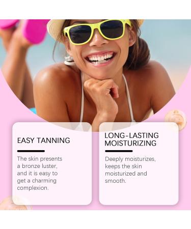  Mimoqk Tanning Drops Body Tanning Oil for Outdoor Sun 60mL Travel Size Gradual Tanner Hydrating Long-Lasting Formula for Face Daily Use Beach Indoor Fitness - Buy Online on GoSupps.com