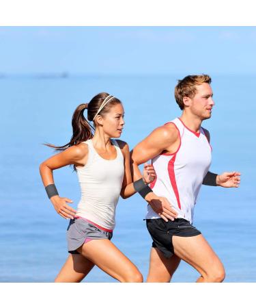 Bememo 12-Piece Sports Arm Welding Tape - Perfect for Tennis Basketball Running & Gym - Black White Gray | International Shipping Available - Buy Online on GoSupps.com