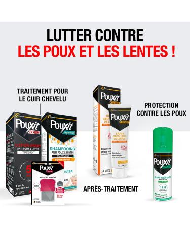 POUXIT - Flash - Lotion spray anti-poux et lentes - 100% Efficace - Agit en 1 application de 5 minutes seulement - Rin age facilit - Traitement du cuir chevelu - 150 ml Blanc 150 ml (Lot de 1) - Buy Online on GoSupps.com