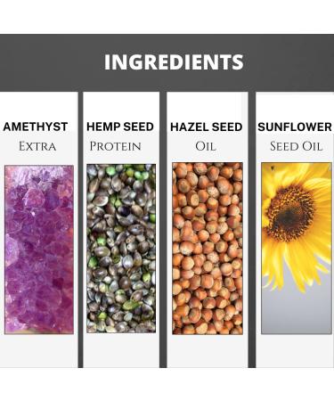 Amethyst Oil Hair Treatment - Vegan & Gluten-Free Hair Serum for Men and Women - Buy Online on GoSupps.com