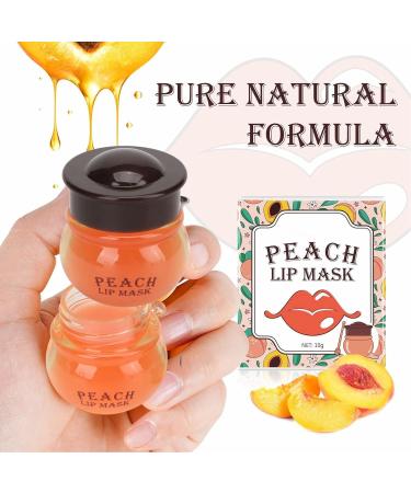 Lip Lip Sleeping Lip Scrubs Exfoliator Moisturizer Repairs Dry Lips Treatment Peach Moisture Lip Care Scrub Peach Lip Sleeping Balm 0.4oz - Buy Online on GoSupps.com