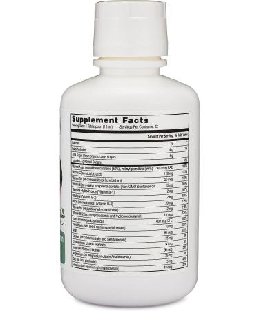 Go Healthy Multivitamin - Vegan Liquid Immune Support Supplement with Organic Folate, Vitamins & Minerals - 32 Servings - Buy Online on GoSupps.com
