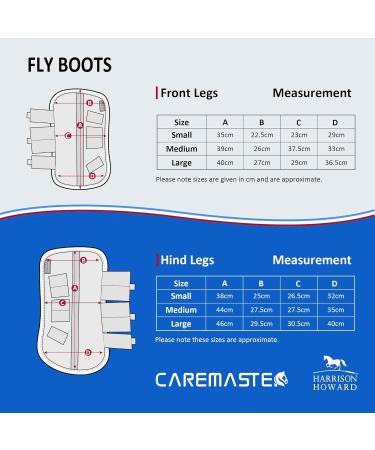 Harrison Howard Horse Fly Boots Four Leg Guards Ruby - Set of 4 Full Size Silver - Buy Online on GoSupps.com