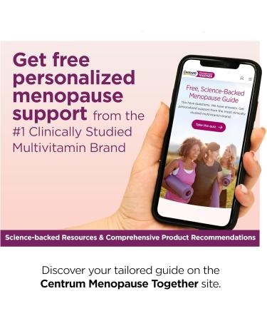 Centrum Restful Sleep Menopause Support Tablets - 28 Count Supplement with DailyZz & geniVida for Ideal Sleep - Buy Online on GoSupps.com