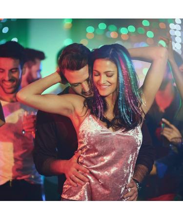 12 Pack LED Light Up Fairy Hair Butterfly Clips for Women & Girls - Glow in the Dark Party Favors, Neon Rave Accessories for Festival, Halloween, Christmas & Birthday - Buy Online on GoSupps.com