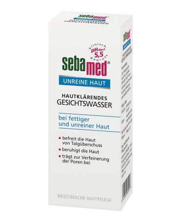 Sebamed Impure Skin Facial Toner 200ml - Deep Cleansing for Oily Skin Hydrates & Refines Complexion - Buy Online on GoSupps.com