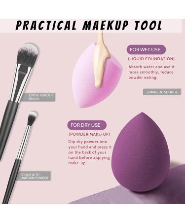 All in One Makeup Kit Full Makeup Set for Beginners or Pros Naked Eyeshadow Palette Nude Face Primer Matte Foundation Winged Eyeliner Stamp Mascara Lip Gloss - Make up Gift Set Travel - Buy Online on GoSupps.com