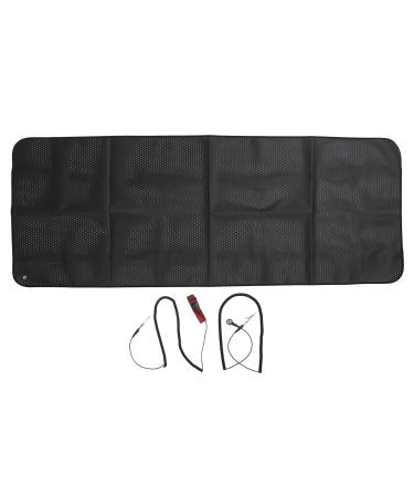 Equipment sheet with ground cable breathable hole in the hole fear relief improves digestion meditation ground mat with 16.4 feet long cable to sleep (black)