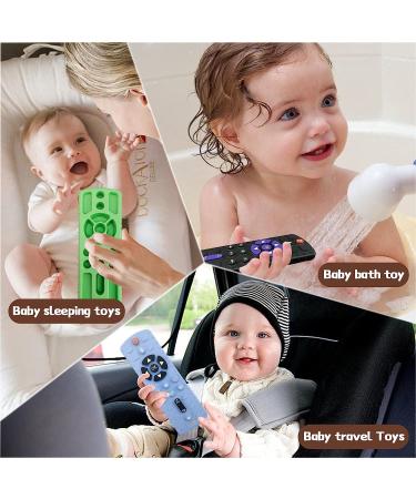 TKLake Baby Teething Toy - Remote Control Baby Teether Relief Toy for 0-6 Months Boys and Girls (Black) - Buy Online on GoSupps.com