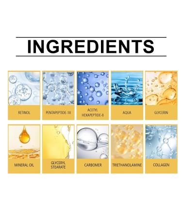 Multi-Action Face Neck Cream Retinol Collagen Peptides Infused Smoothing Care Fast-Absorbing Non-Greasy 1oz / 30g - Buy Online on GoSupps.com