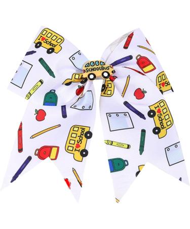 Hair Bows Clips Cartoon Hair Barrettes for Back to School | Cute Decorative Hair Clips Hair Accessories for Daily Life Travel School - Buy Online on GoSupps.com