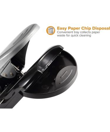 Bostitch Indulge 40 Reduced Effort 2-Hole Punch  40 Sheets  Silver (2340) - Buy Online on GoSupps.com