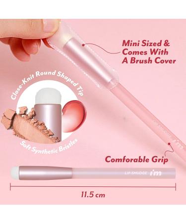 I'm Meme Tool Lip Smudge Brush with Cap - Reusable Multi-Purpose Makeup Applicator | Travel Size, Versatile Design - 1 Count - Buy Online on GoSupps.com