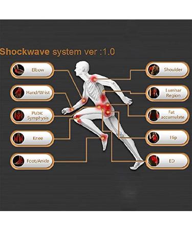 HSRG ED Shock Wave Therapy Device | Multifunctional Physiotherapy Tool for ED Treatment Tendonitis & Plantar Fasciitis - 7 Massage Heads - Buy Online on GoSupps.com