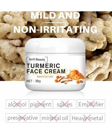  JPSDOWS Blackheads - 30g Natural Turmeric Face Cream Skin Lightening Cream Lotion | Skin Firming Bleaching Cream Face Cream for - Buy Online on GoSupps.com
