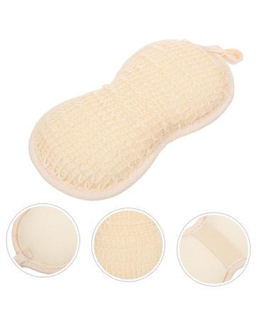MERRYHAPY Cotton Linen Bath Towel & Exfoliating Sponge - Premium Bath Scrubber for Luxurious Spa Experience - Buy Online on GoSupps.com