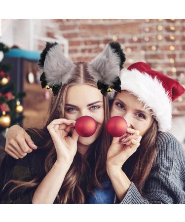 Healvian Fur Fox Cat Ear Headband Cat Ear Headband Party Hair Ears Headband Halloween Headbands Animal Ears Hair Accessories Animals Ears Headband for Cosplay Halloween Christmas Party Costume - Buy Online on GoSupps.com