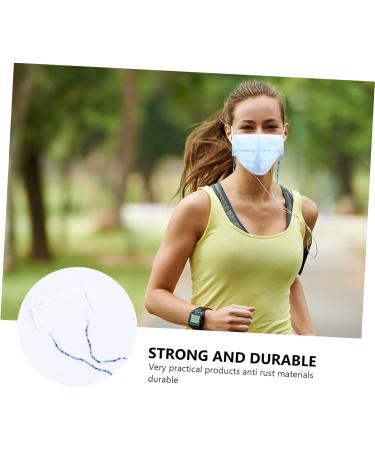 Buy Hapinary 2 Pack Glasses Mask Chain - Practical Glasses Cord & Face Covering Belt - Pearl Mask Holder - 50cm Length - Buy Online on GoSupps.com