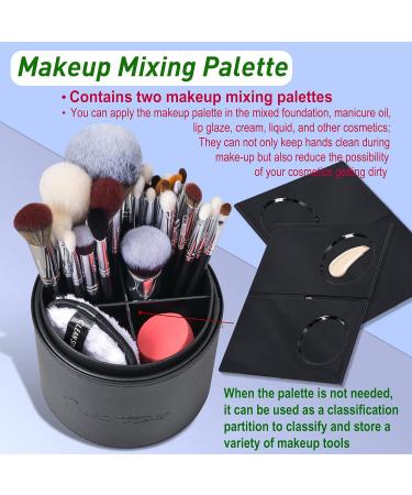 Bueart Design Pro 38Pcs Makeup Brush Set - Deluxe Real Goat Hair & Horse Hair Brushes with Extra Large Holder - Professional Labeled Brush Set with 34Pcs Pony Hair Brushes + Holder Case - Buy Online on GoSupps.com