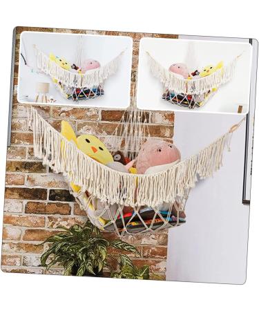 Beaupretty 2-in-1 Yoga Ball Stand & Toy Organizer | Cotton Toy Hammock for Kids | Fitness & Play Storage Solution - Buy Online on GoSupps.com