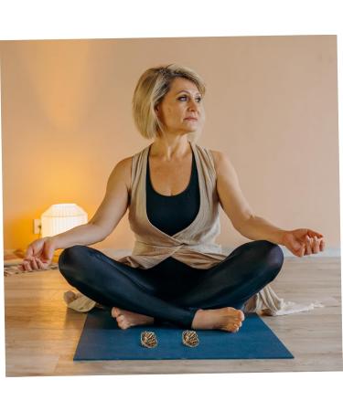 Warmhm 2st Chinese Decor Mini Walnut Figures & Brass Balls for Unique Home Decoration - Buy Online on GoSupps.com