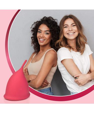 Gleitzeit Menstrual Cup Premium Size L | Medical Silicone | Hygienic Alternative to Tampons & Panty Liners (30ml) - International Shipping Available - Buy Online on GoSupps.com