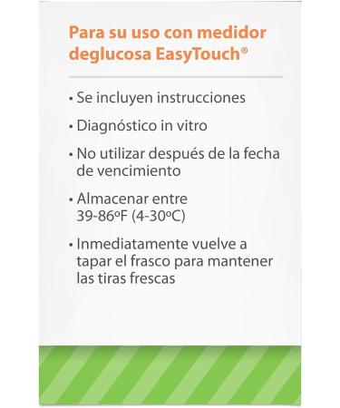 EasyTouch Glucose Test Strips 50 Ct - Accurate Blood Sugar Testing Supplies - Buy Online on GoSupps.com