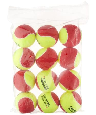 GAMMA Sports Kids Training (Transition) Balls, Yellow/Orange, Quick Kids 36, 12-Pack